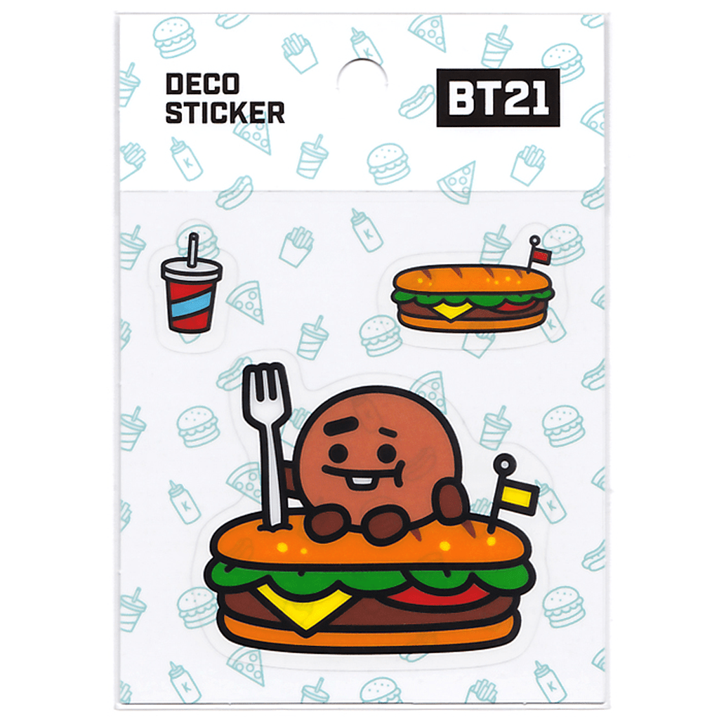 LINE FRIENDS BT21 Deco Sticker Shooky