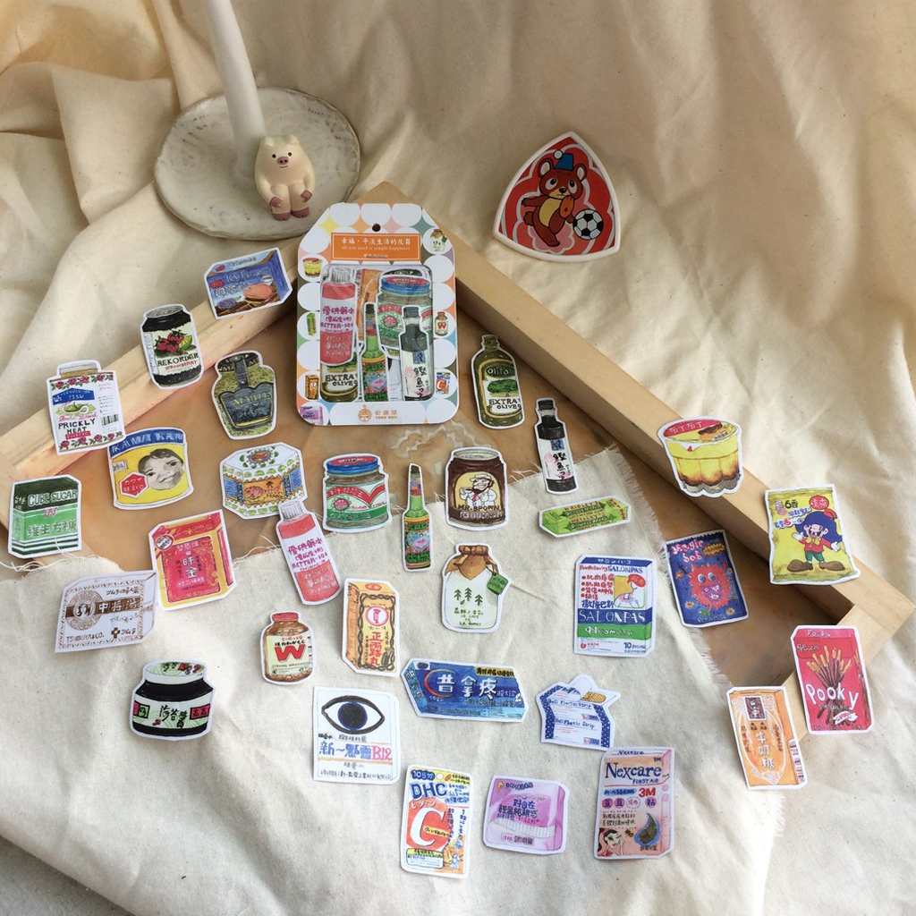 Yarnball The Beautiful Series Of Stickers Simple Happiness