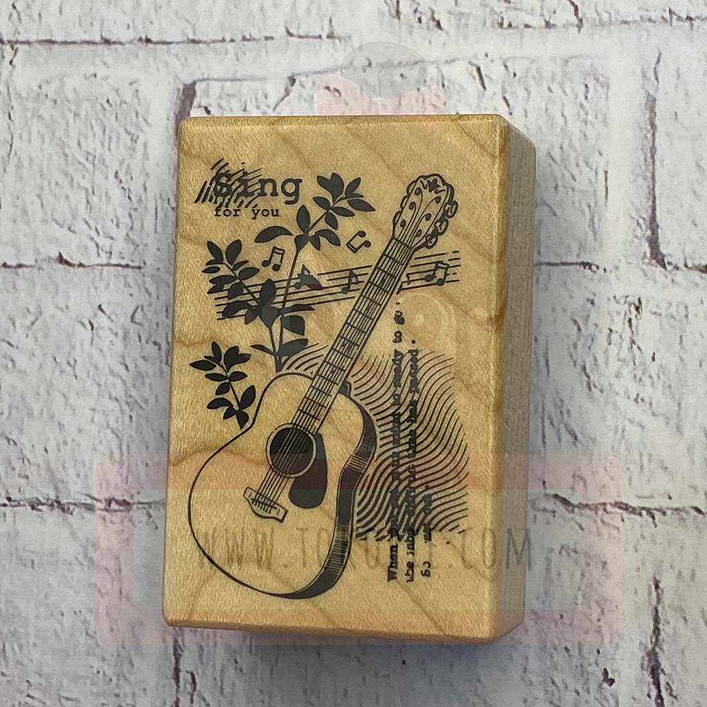 Micia Rubber Stamp - Sing For You