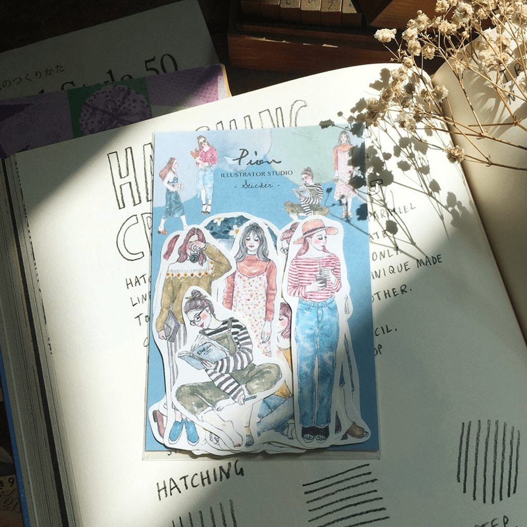 Pion Flake Sticker Small Day