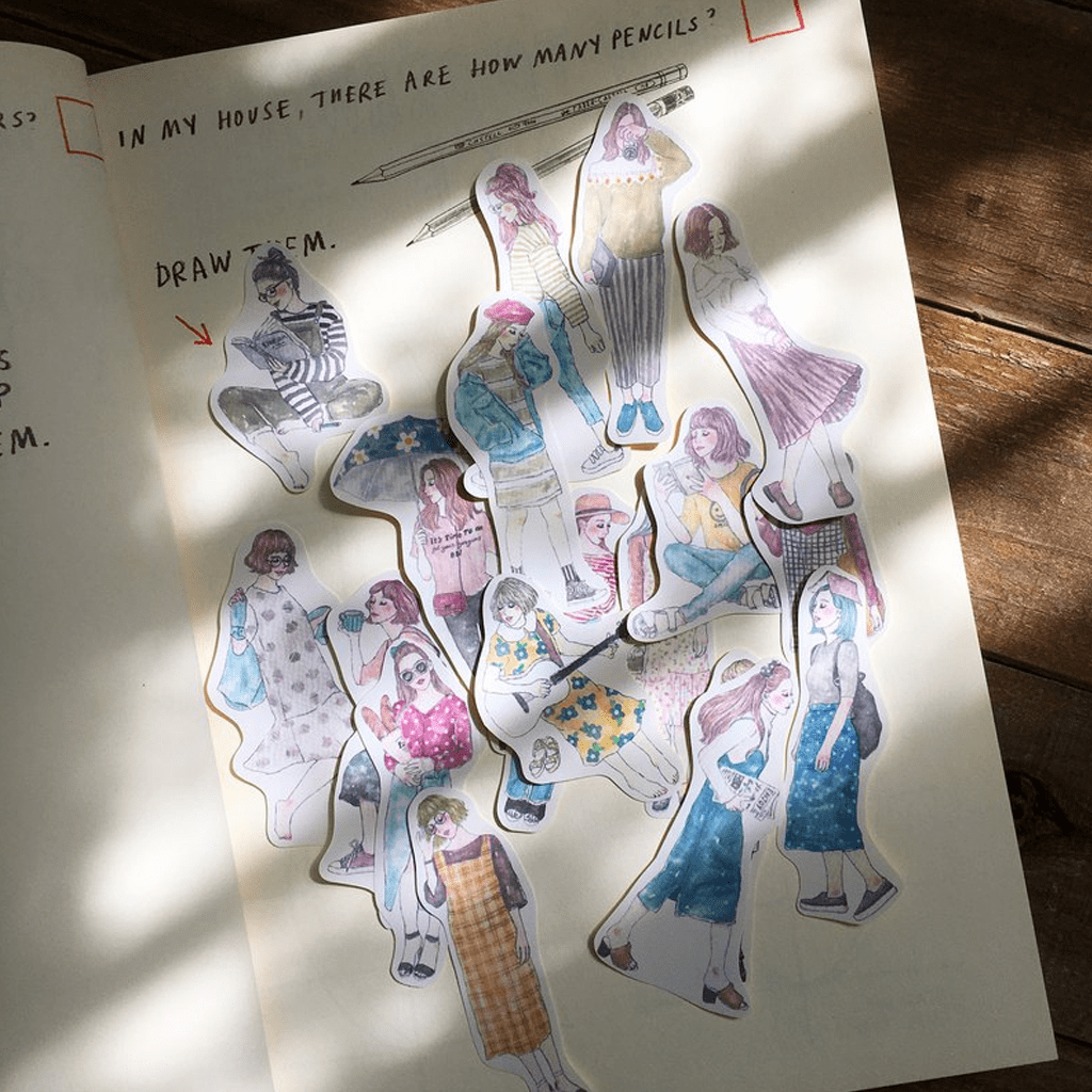 Pion Flake Sticker Small Day