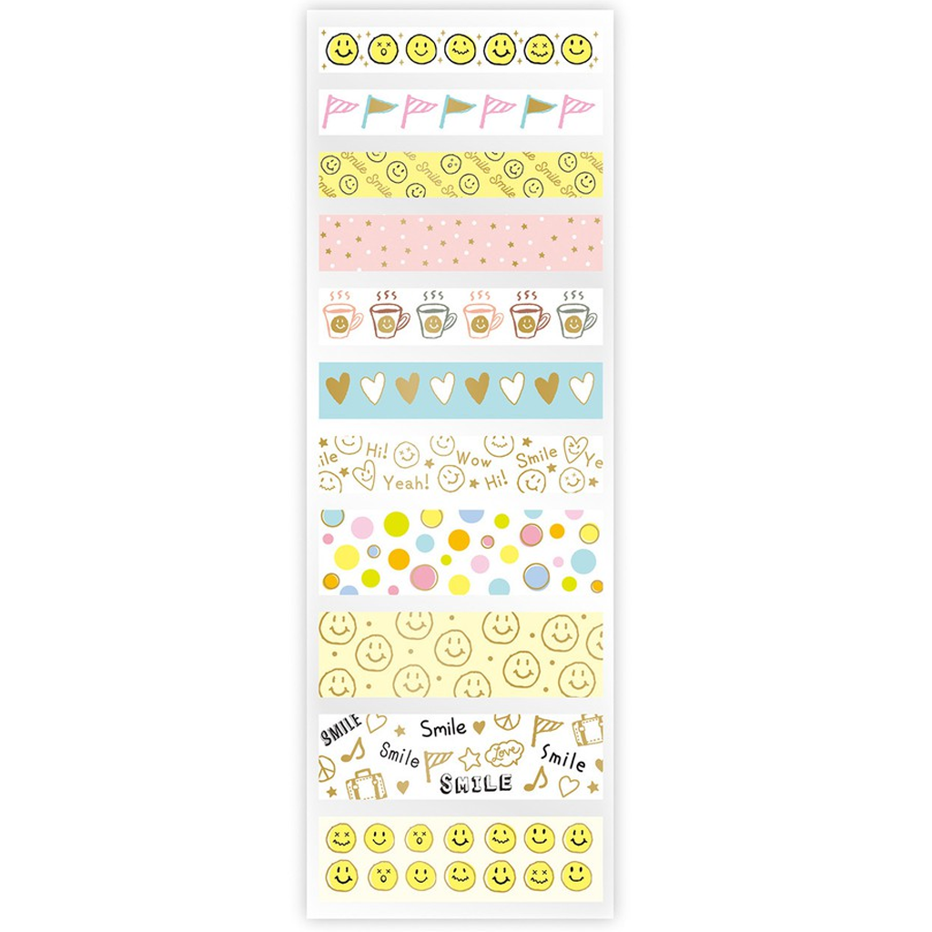 Pine Book Masking Tape Sticker - Smile