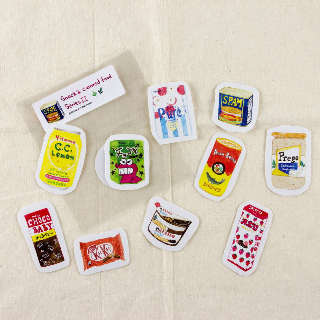 Fish Koou Snack & Canned Food Series II Sticker
