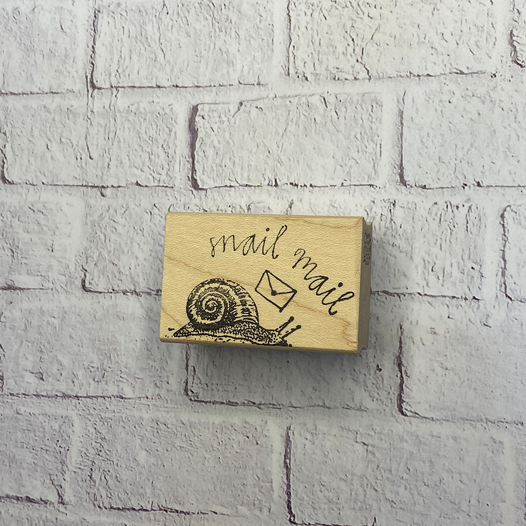 100 Proof Press Rubber Stamp - Snail Mail