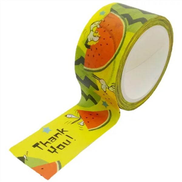Peanuts Snoopy Masking Tape - Watermelon