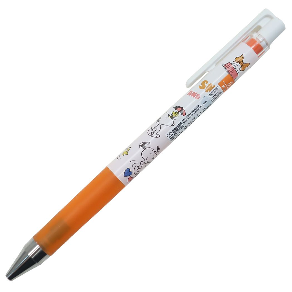 Juice Up Ballpoint Pen Peanuts Snoopy Orange