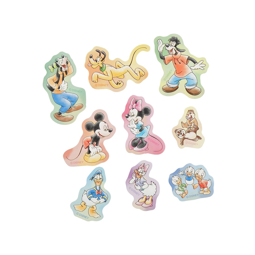 Disney Seal Sticker Snow Globe Mickey And Friends