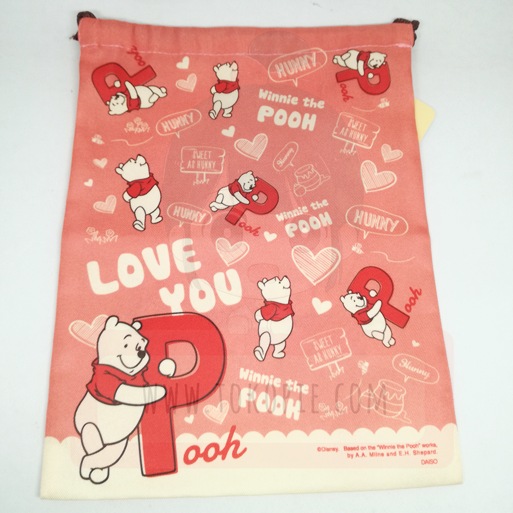 Winnie The Pooh Drawstring Bag
