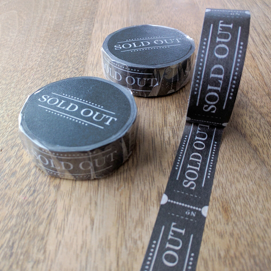 Sunny Sunday Sold Out Masking Tape