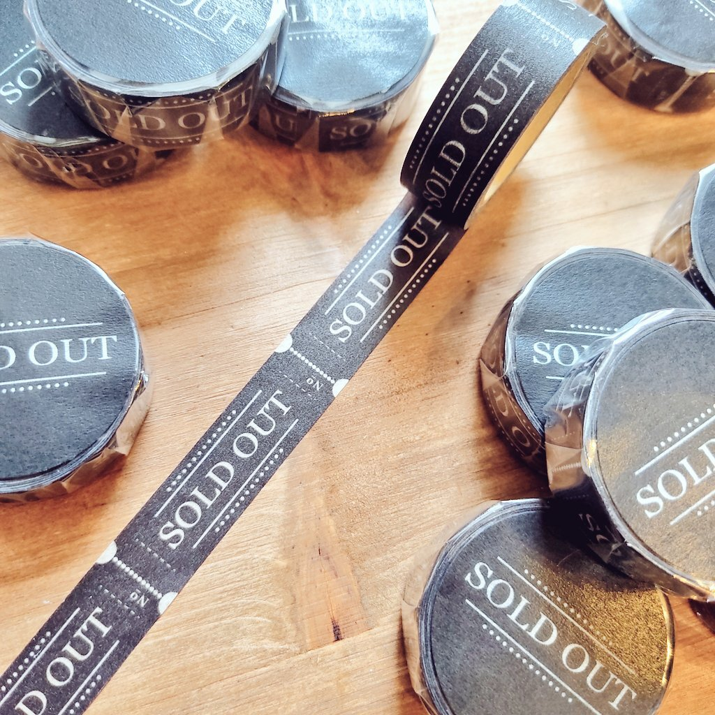 Sunny Sunday Sold Out Masking Tape