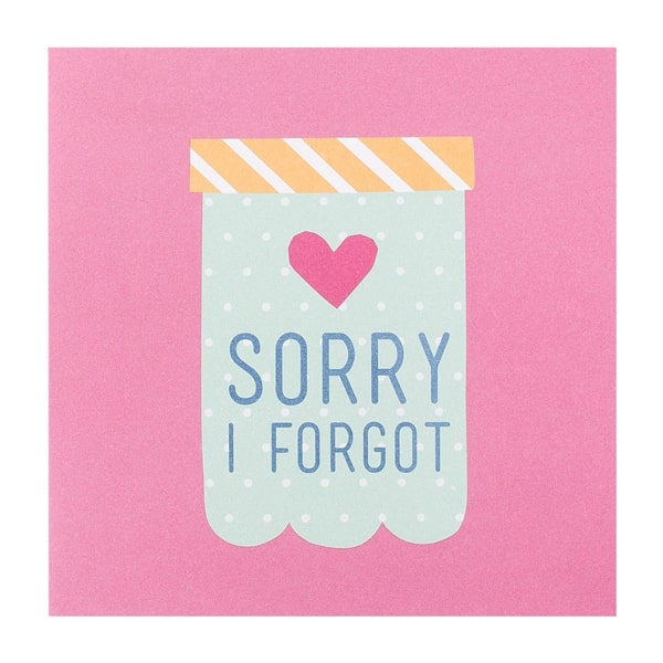 Kikki.K Sorry I Forgot Greeting Card