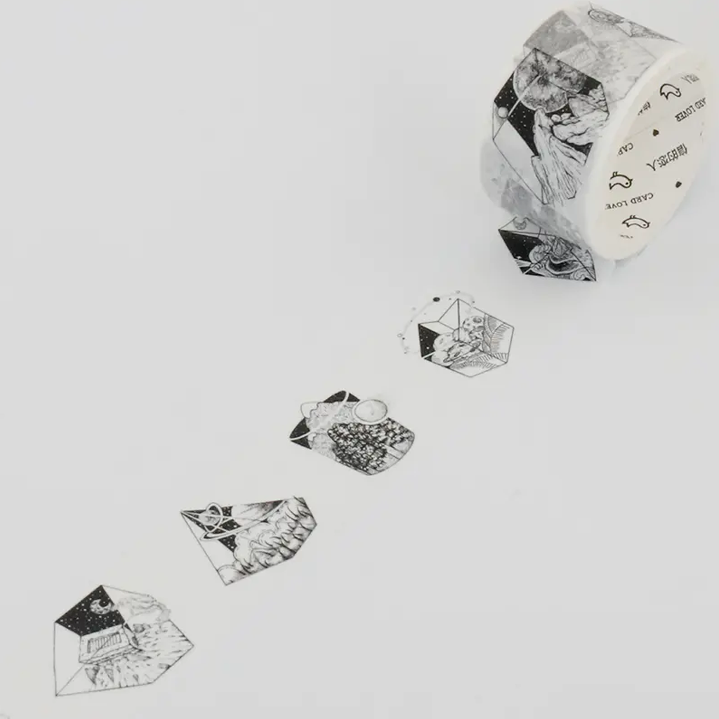 Cardlover Masking Tape Dream Flight - Wonderful Space