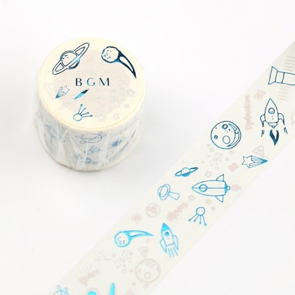 BGM Masking Tape Space Rocket
