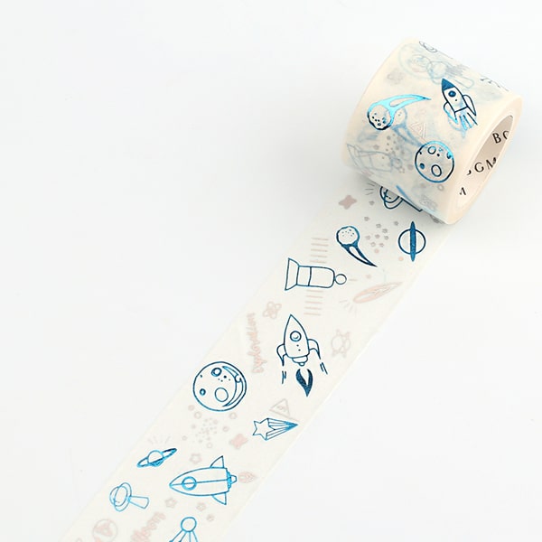 BGM Masking Tape Space Rocket