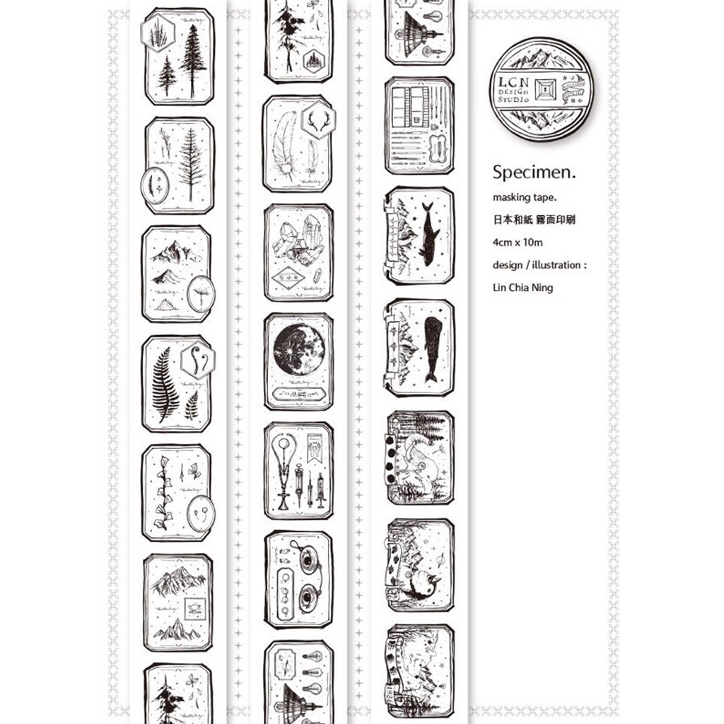 Lin Chia Ning Masking Tape - Specimen Label