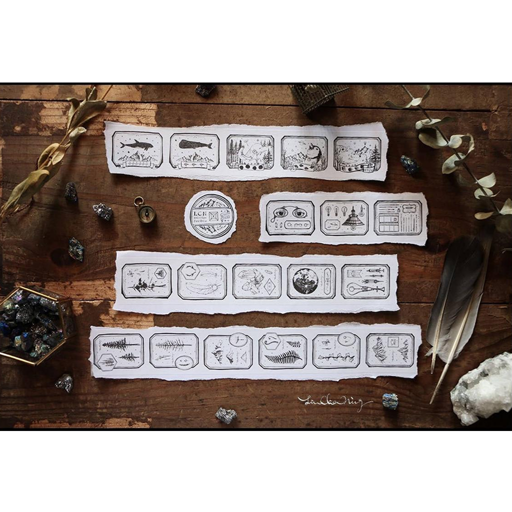 Lin Chia Ning Masking Tape - Specimen Label