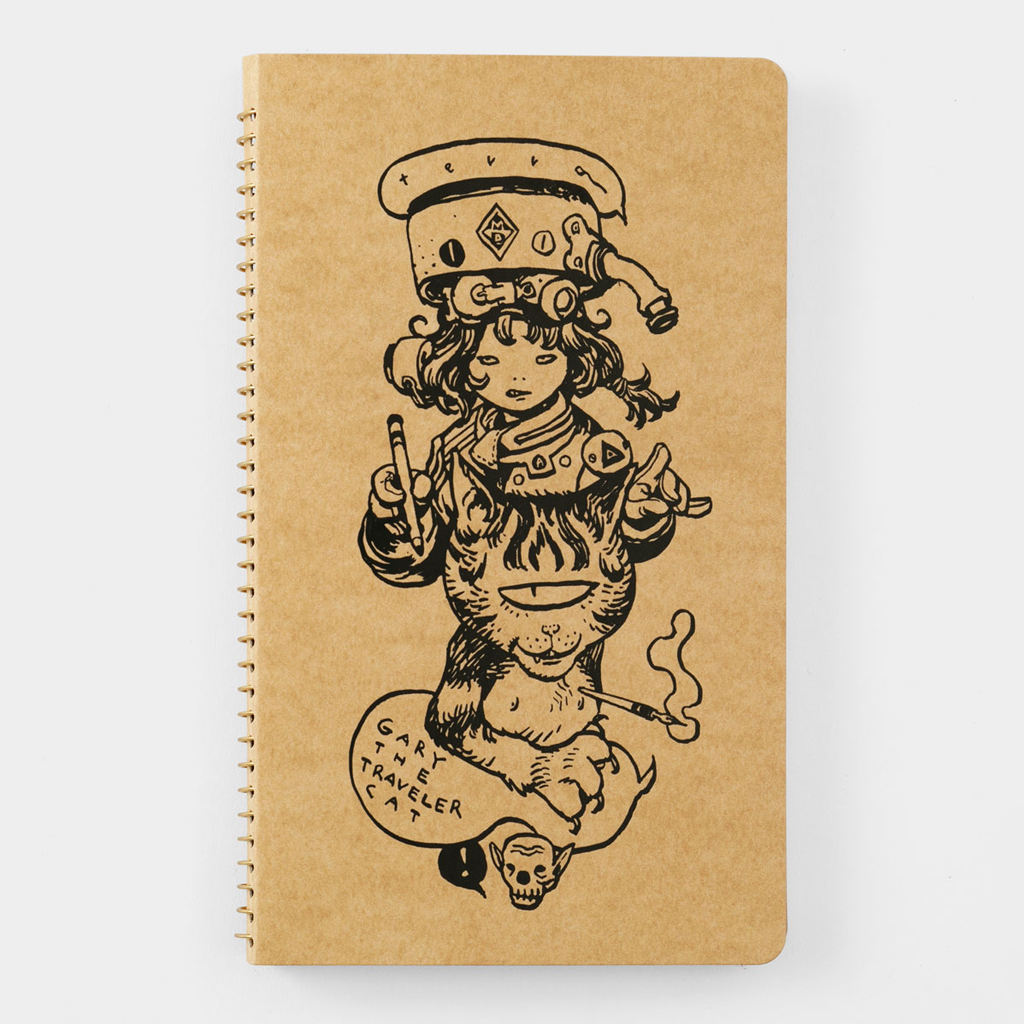 Traveler&#39;s Factory Katsuya Terada Sketch Spiral Ring Notebook