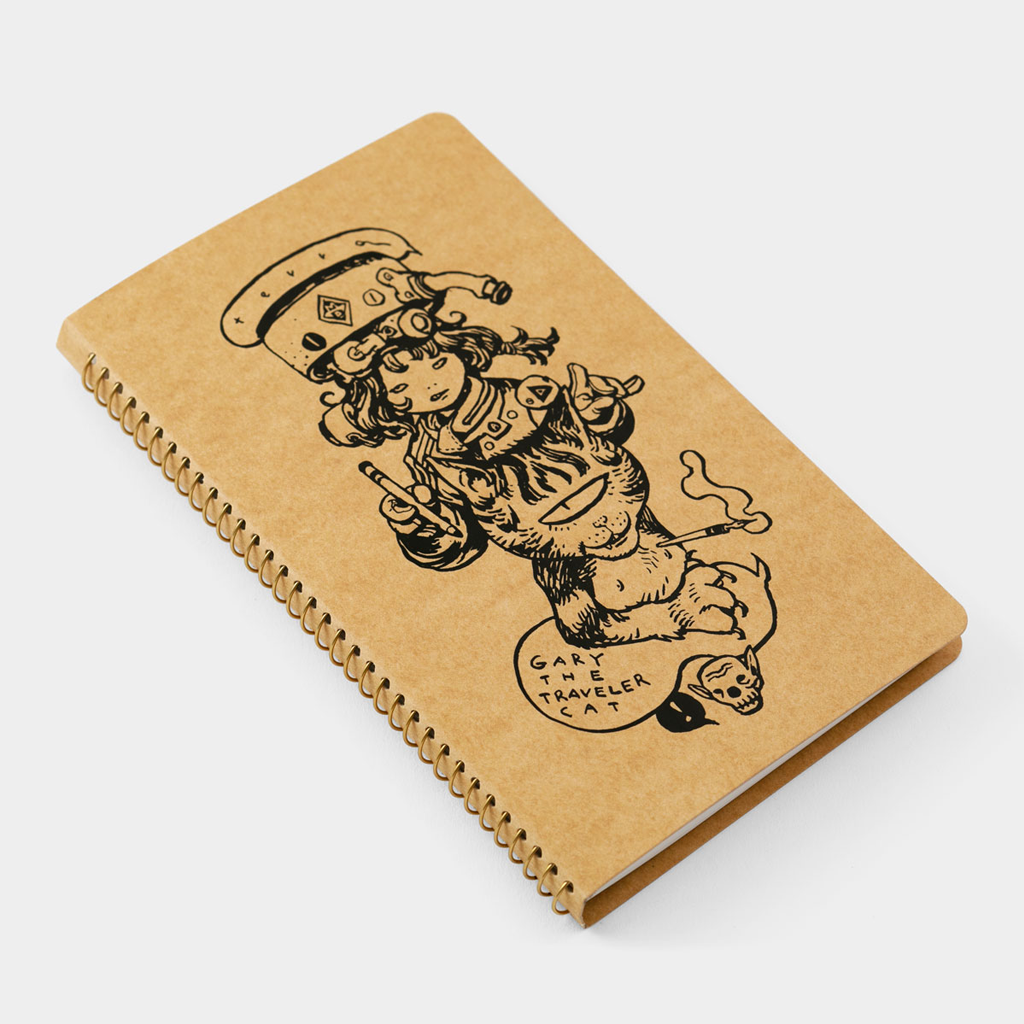 Traveler&#39;s Factory Katsuya Terada Sketch Spiral Ring Notebook