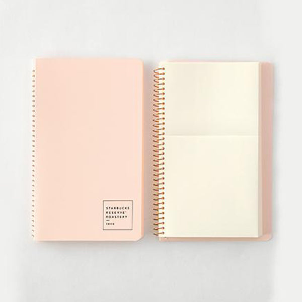Traveler's Factory Spiral Ring Notebook Starbucks Roastery Pink