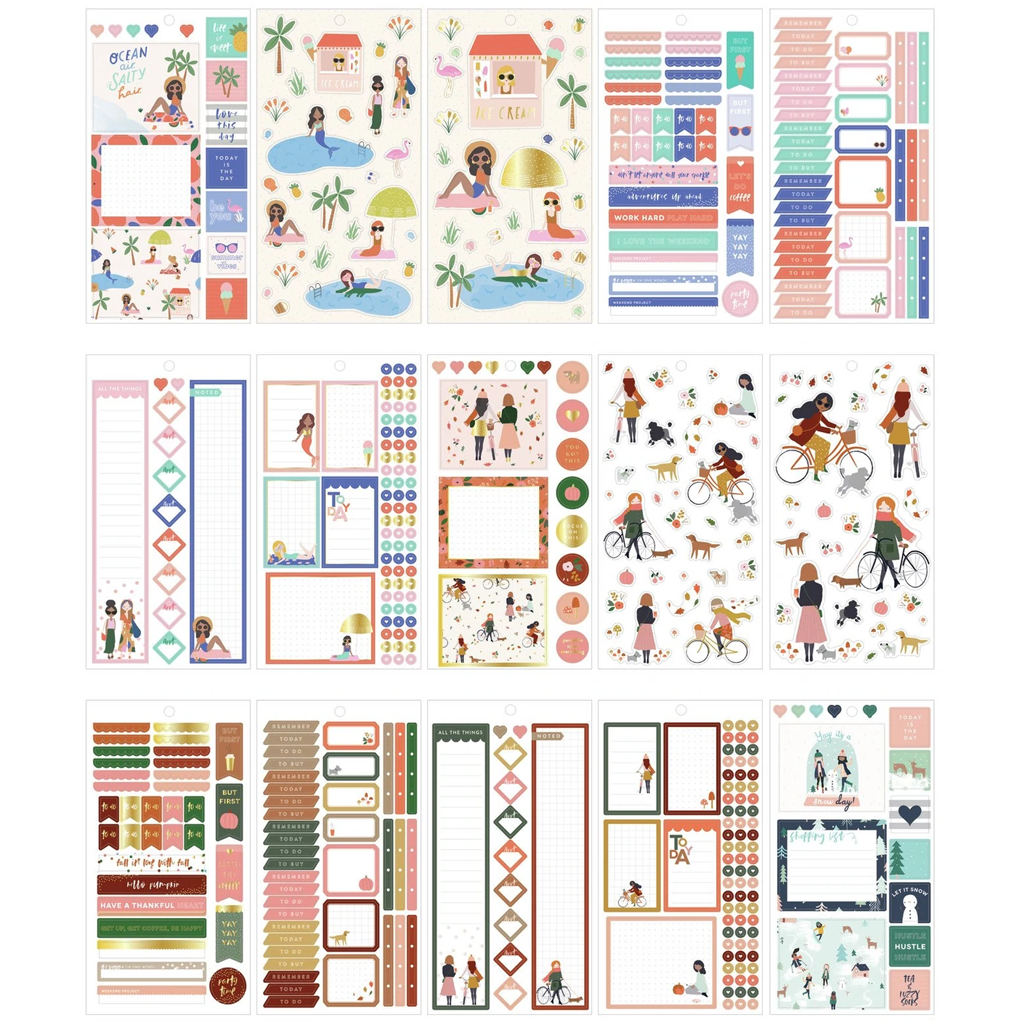 The Happy Planner Value Pack Stickers - Squad Life