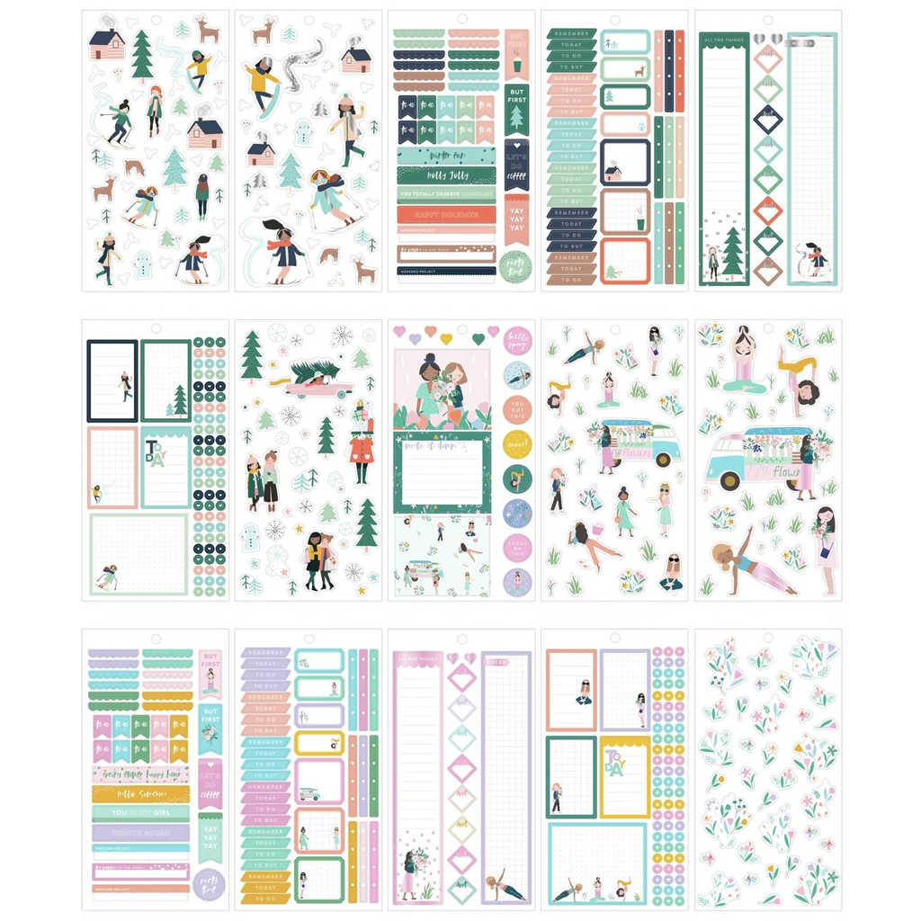 The Happy Planner Value Pack Stickers - Squad Life