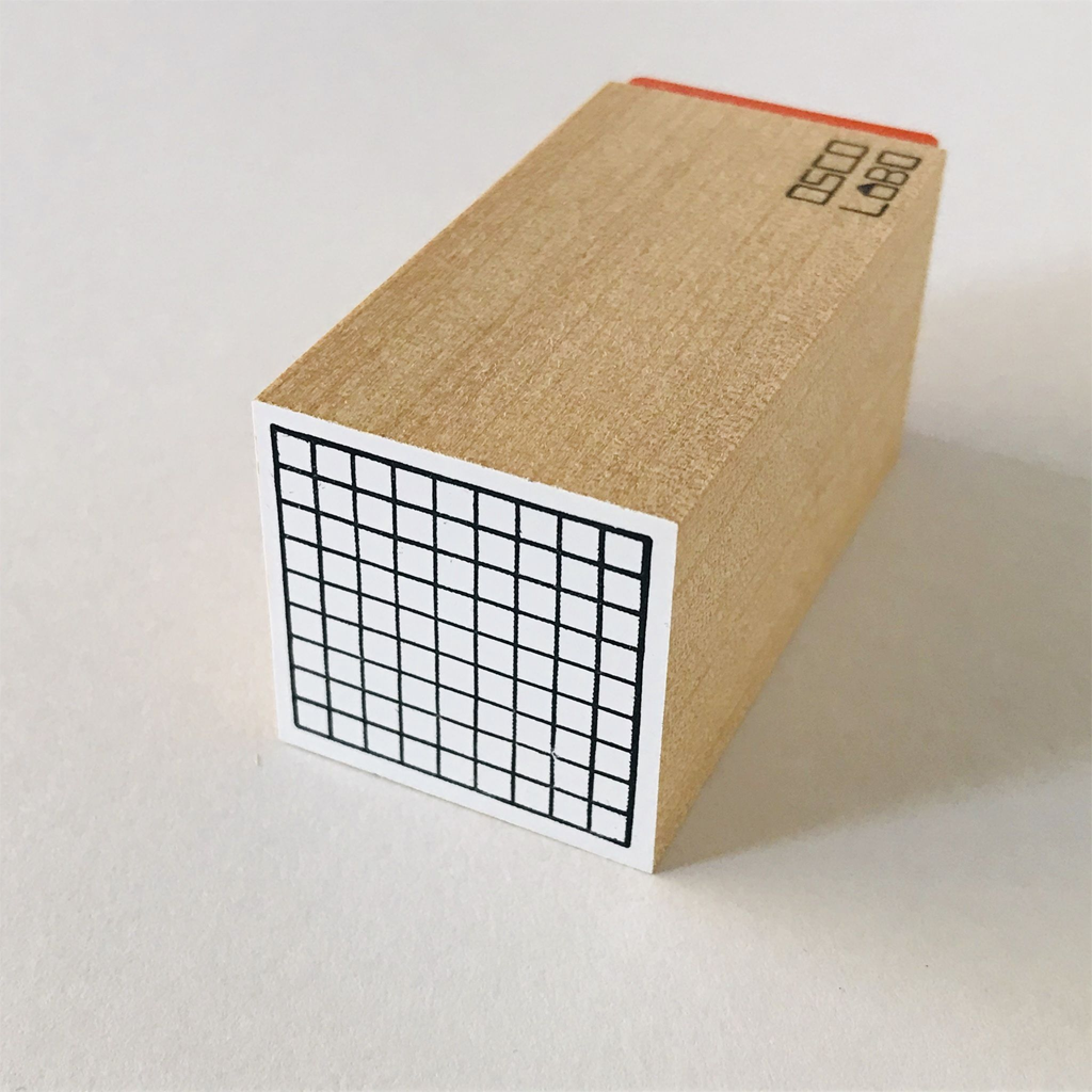 Oscolabo Rubber Stamp - Square Grid