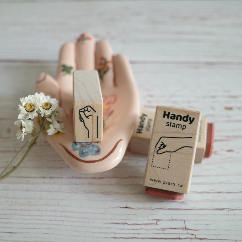 Plain Handy Rubber Stamp C