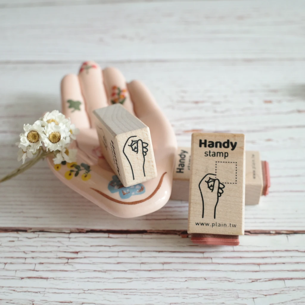 Plain Handy Rubber Stamp D