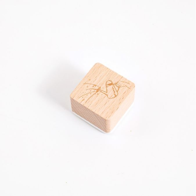 Mo.Card Wooden Stamp Watering