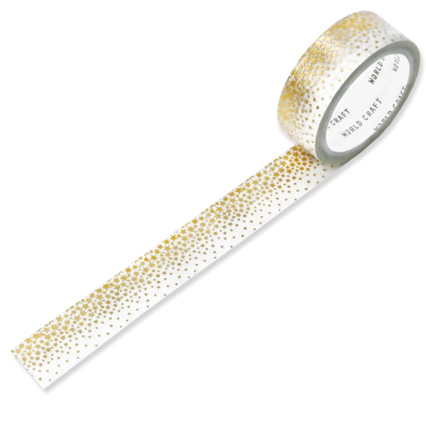 World Craft Washi Tape Glitter - Stars