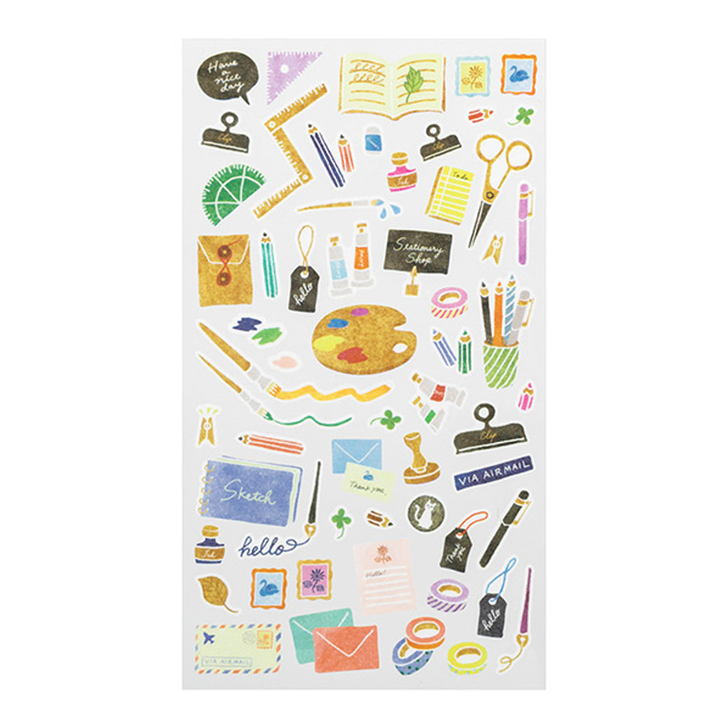 Midori Marche Masking Sticker Stationery Pattern