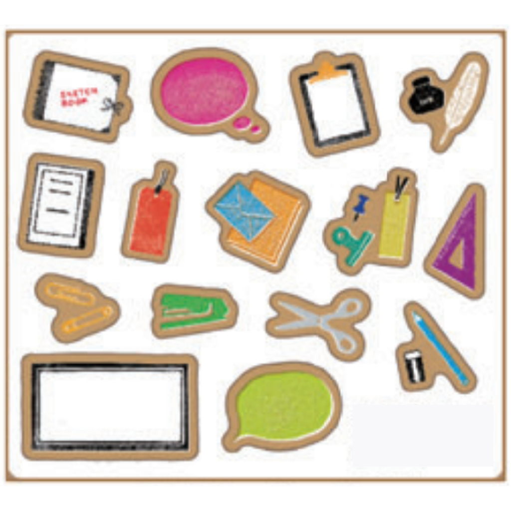 S &amp; C Hanko Flake Sticker School Stationery