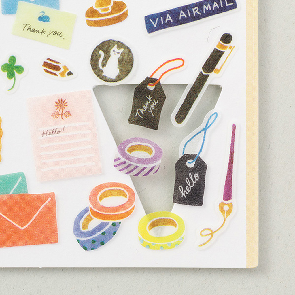 Midori Marche Masking Sticker Stationery Pattern