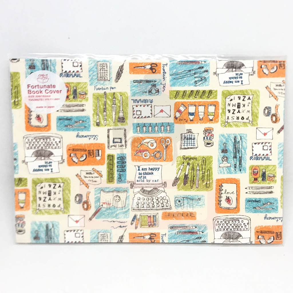 Toconuts Printed Fabric Book Cover Paperback Size Stationery