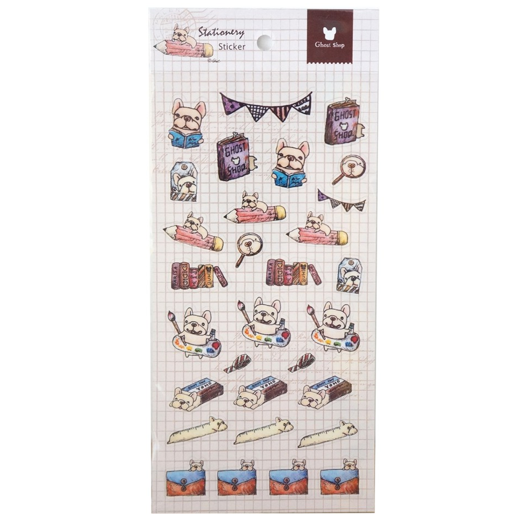 Ghost Painting Fu Transparent Sticker - Stationery