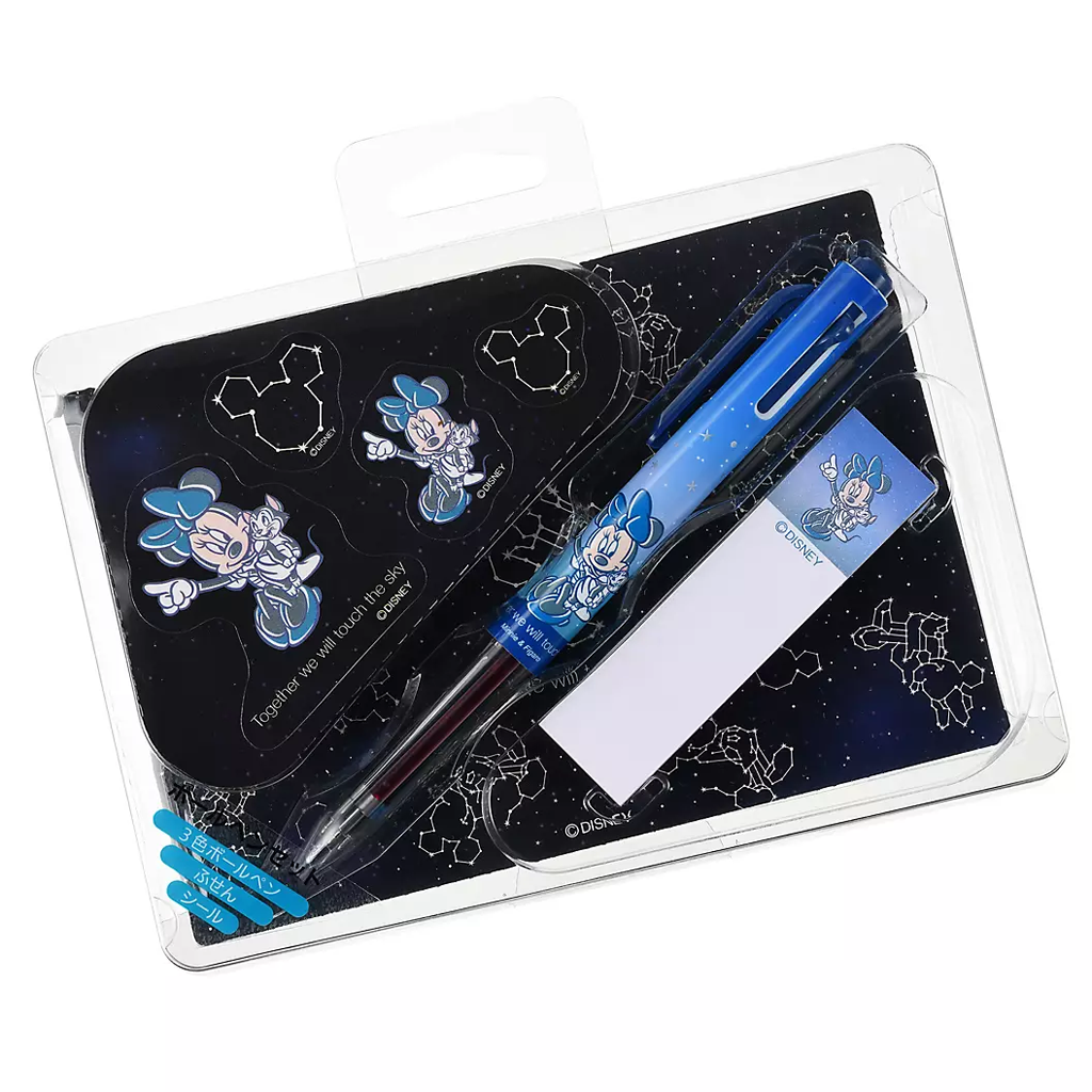 Minnie &amp; Figaro Stationery Set With Postcard Starry Sky