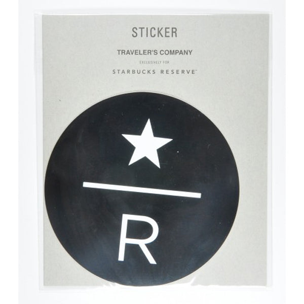 Traveler&#39;s Factory Circle Sticker Starbucks Roastery Black