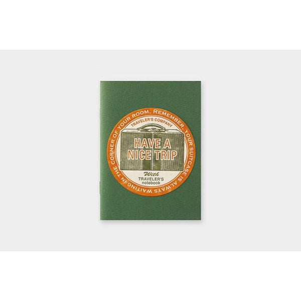 Traveler&#39;s Factory Letterpress Sticker Travel Tools Red