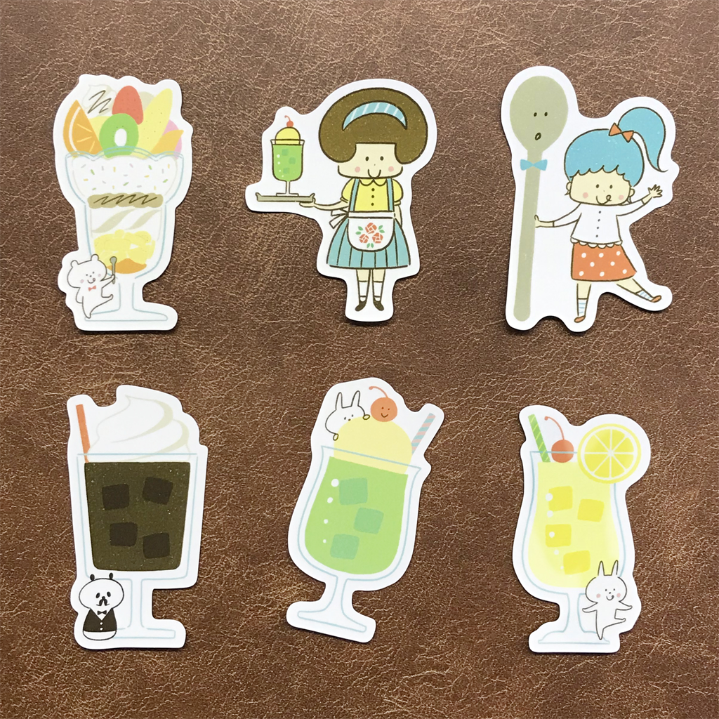 Papier Platz Mizutama Cafe Sticker (M)