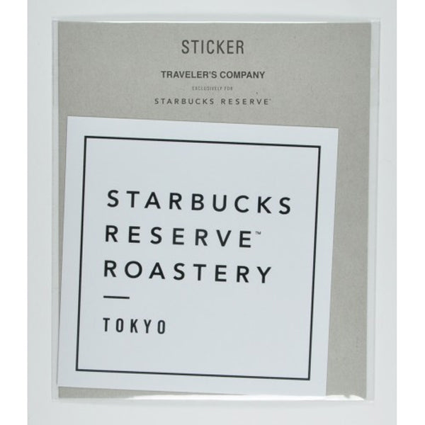 Traveler's Factory Sticker Square Starbucks Roastery White