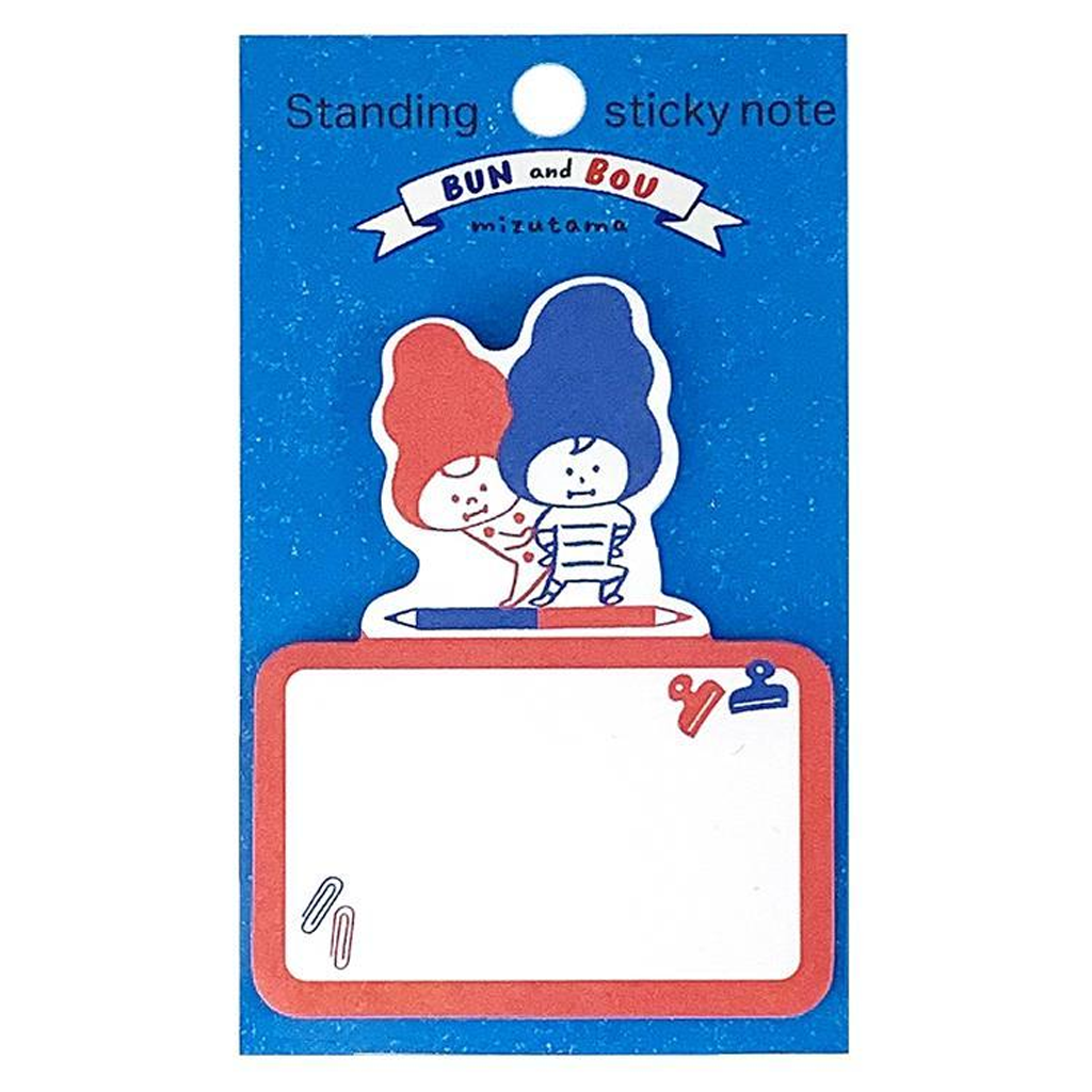 Mizutama Bun And Bou Standing Sticky Note