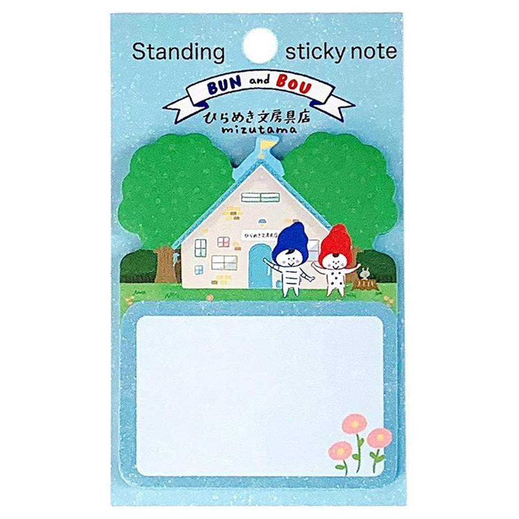 Mizutama Bun And Bou Standing Sticky Note