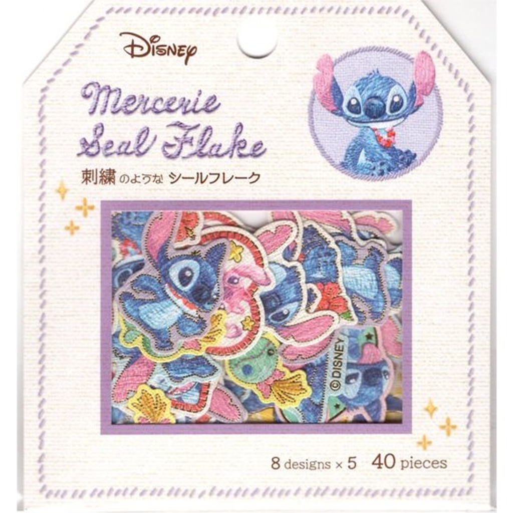 Disney Mercerie Flake Seal Sticker Stitch