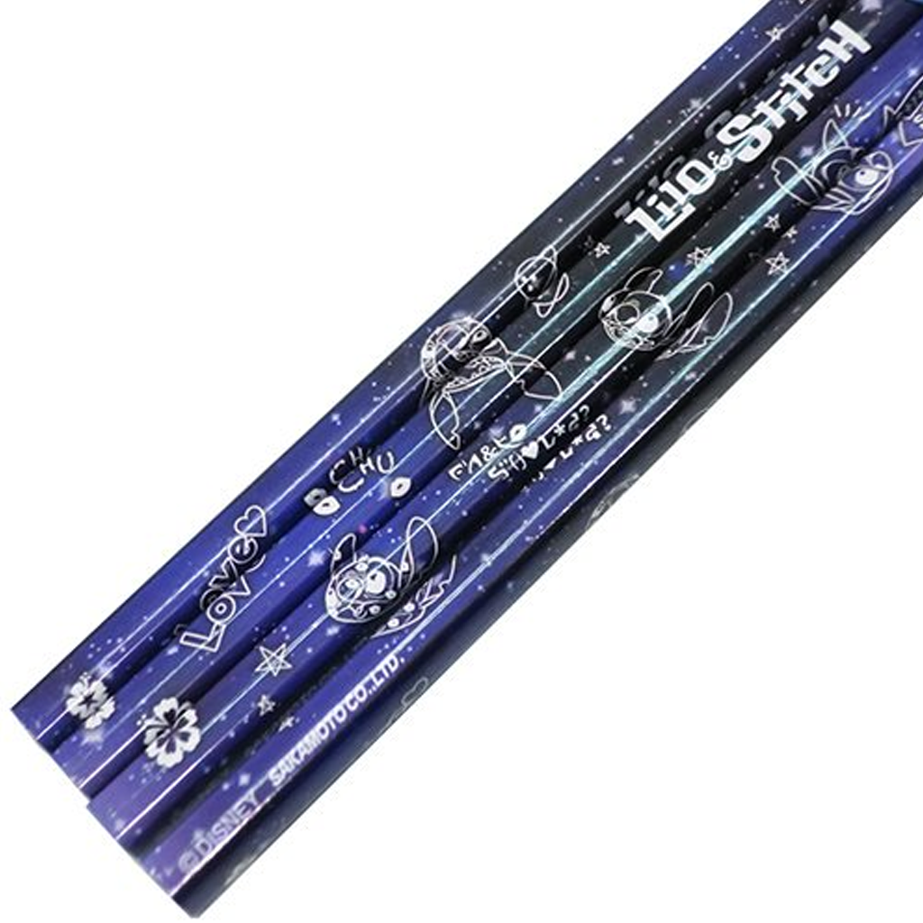 Disney Square Pencil 4 Pcs Set Lilo &amp; Stitch