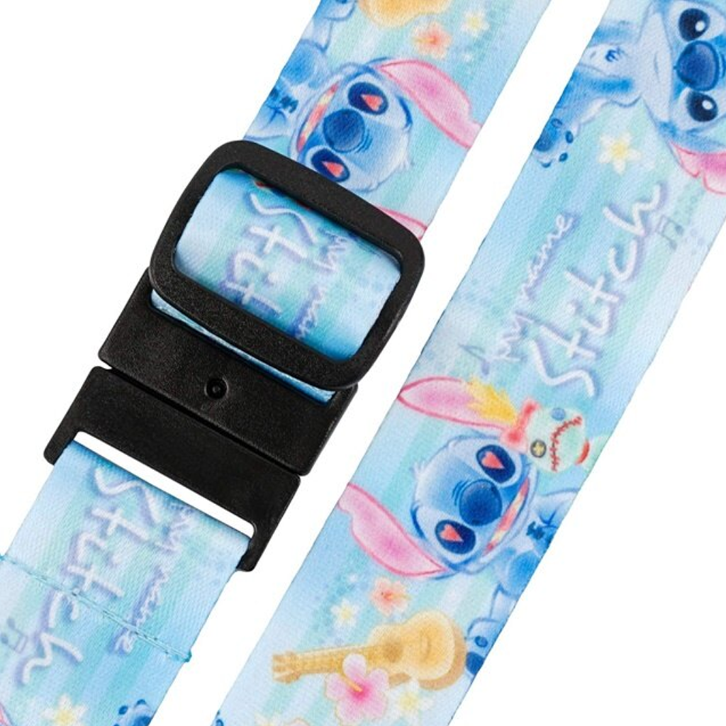 Disney Stitch Multifunctional Neck Strap Neck Strap Blue Flower