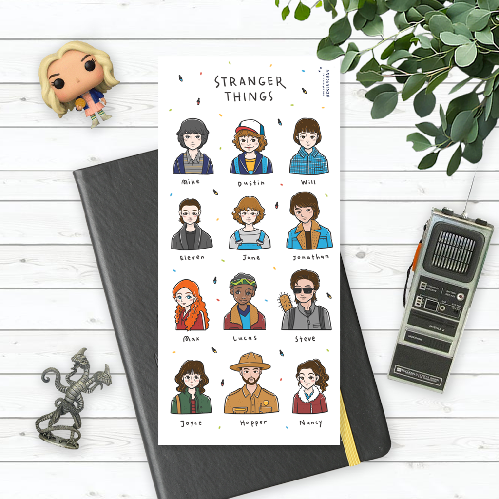 AzreenChan Planner Sticker - Stranger Things