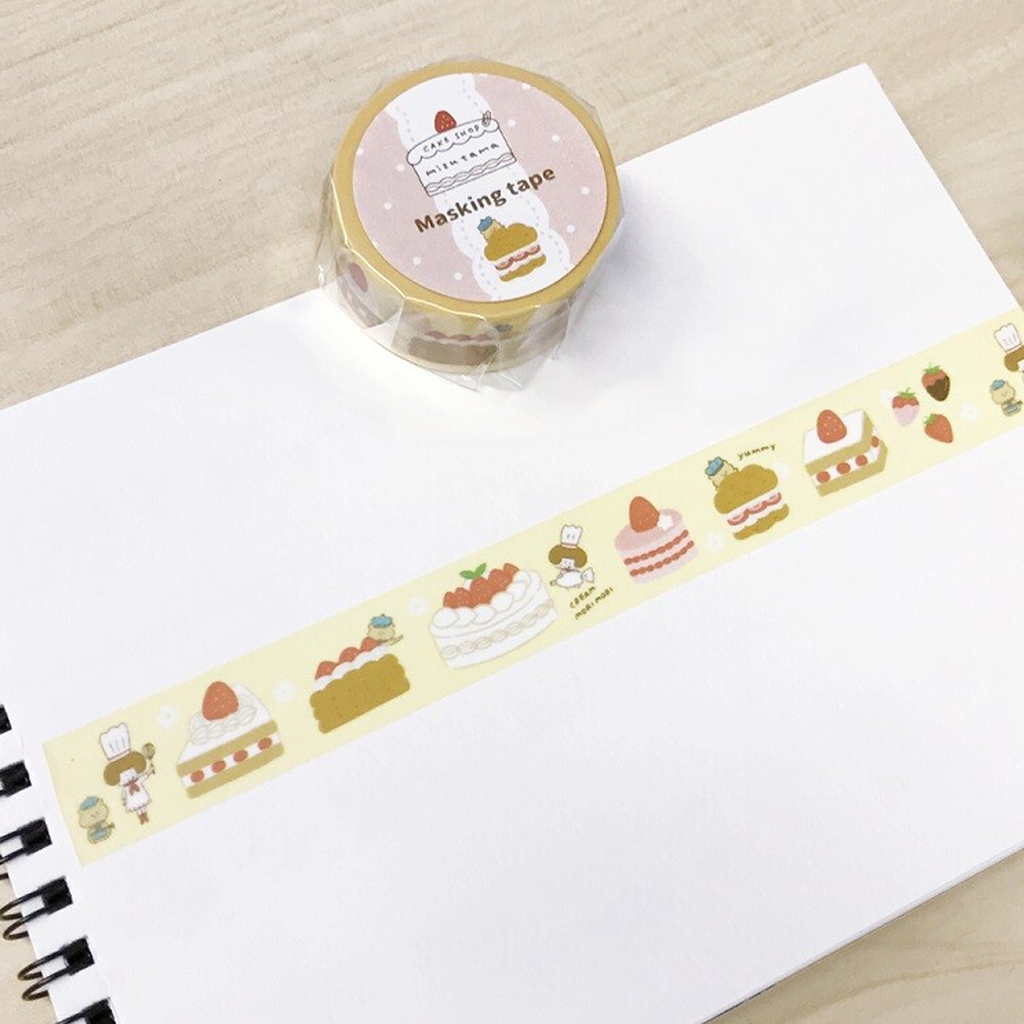 Mizutama Cake Shop Masking Tape