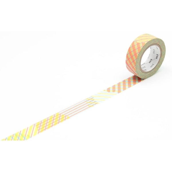 MT Masking Tape - Stripe Check Red