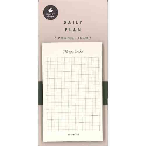 Suatelier Sticky Memo Daily Plan