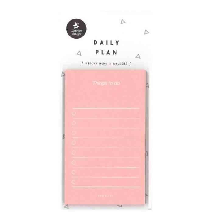 Suatelier Sticky Memo Daily Plan